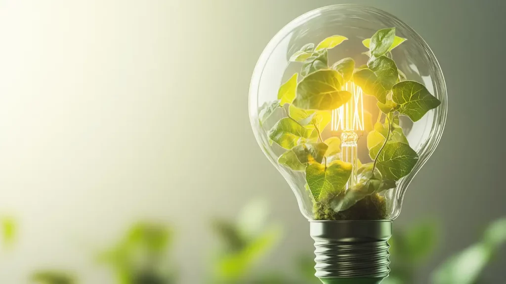 Luz representando temas sobre sustentabilidade
